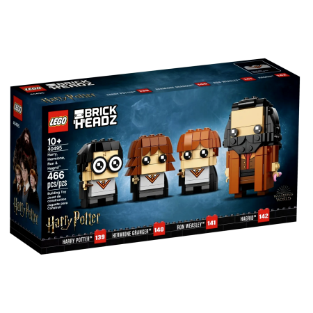 LEGO BrickHeadz 40495 Harry Potter, Hermiona, Ron i Hagrid